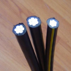Odporny na warunki pogodowe izolowany aluminiowy kabel przewodzący Kabel ABC 600 V.